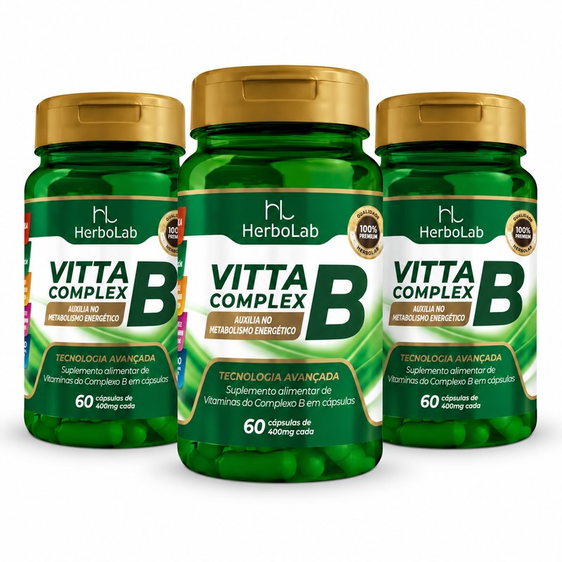 Kit Vitta Complex B Metabolismo Energético | Emunora