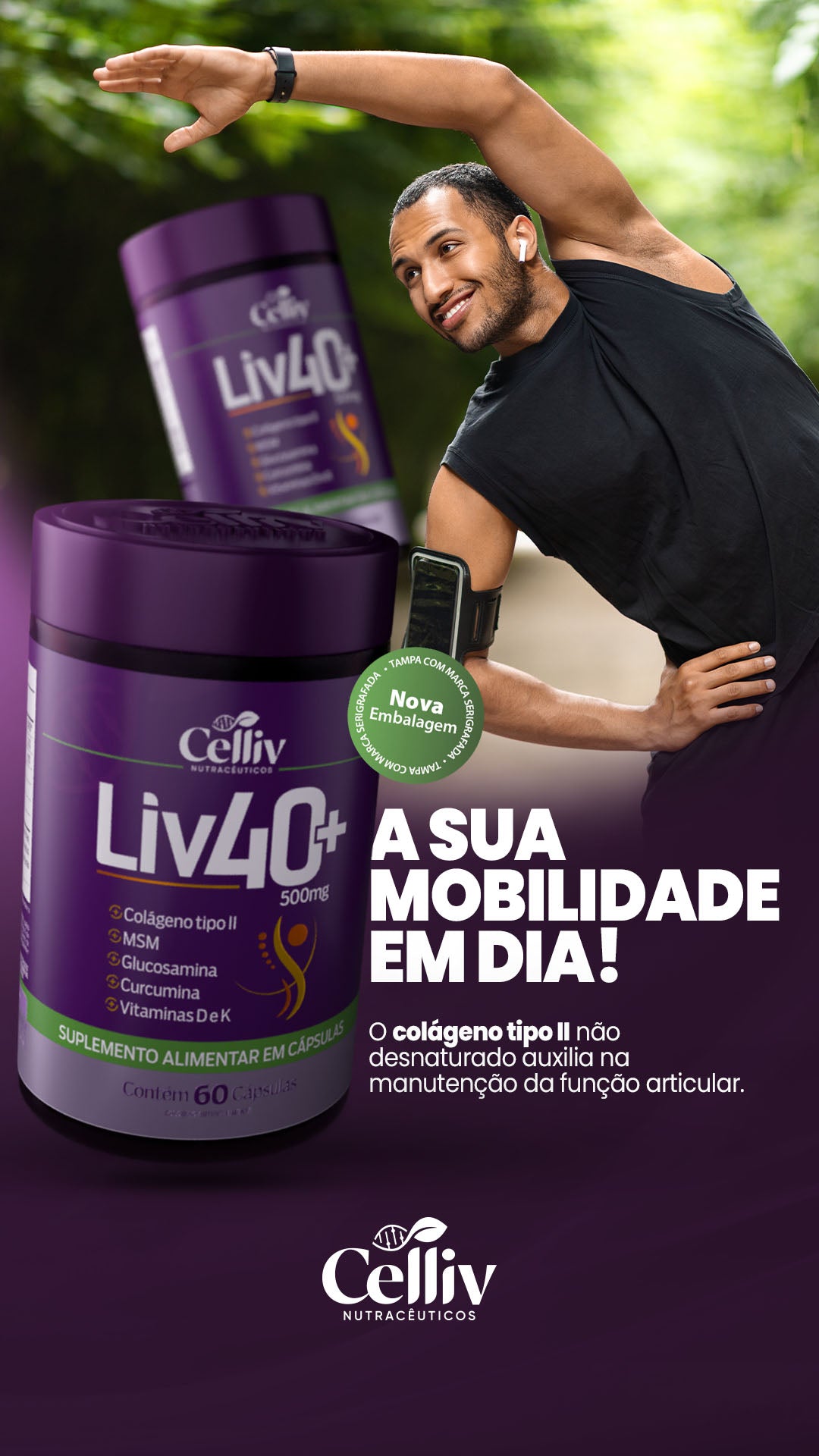 Liv40+ Suplemento para Articulações | Emunora