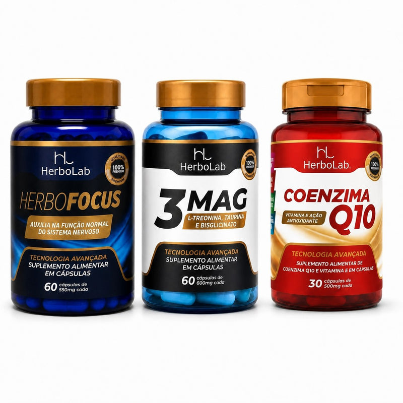 Kit Energia e Foco cápsulas | Emunora