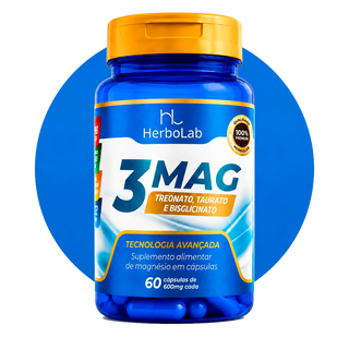 3MAG Magnésio em Cápsulas 60 doses | Emunora