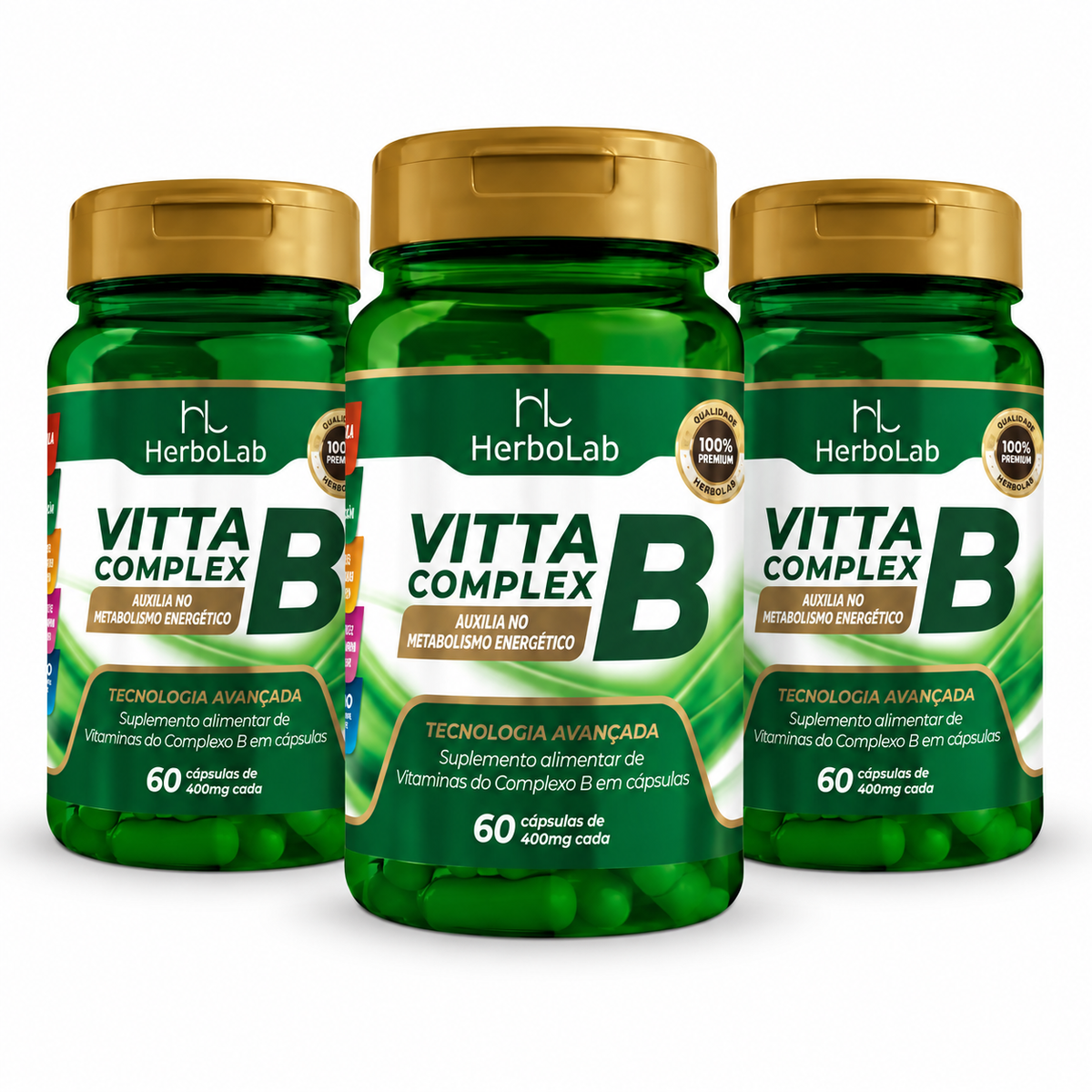 Kit Vitta Complex B Metabolismo Energético | Emunora