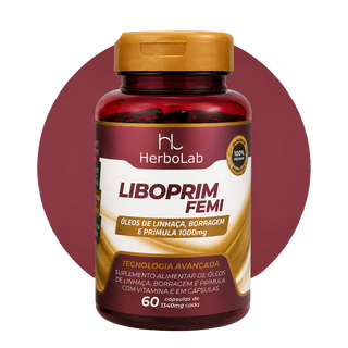 Liboprim Femi Ômegas e Vitaminas 1000mg | Emunora