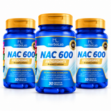 Kit NAC 600 Antioxidante em Cápsulas | Emunora