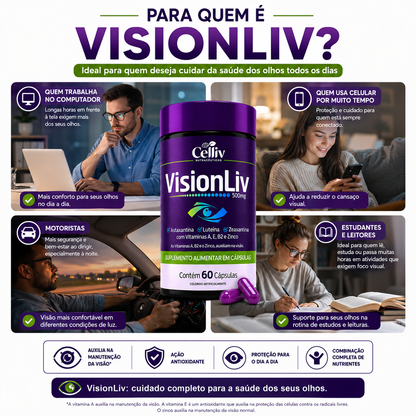 VisionLiv 500mg 60 Cápsulas | Emunora