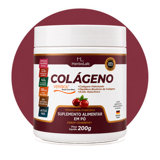 Colágeno Verisol em Pó Cranberry 200g | Emunora