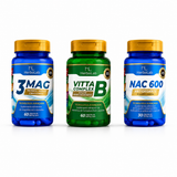 Kit Completo Emunora Magnésio B e NAC | Emunora