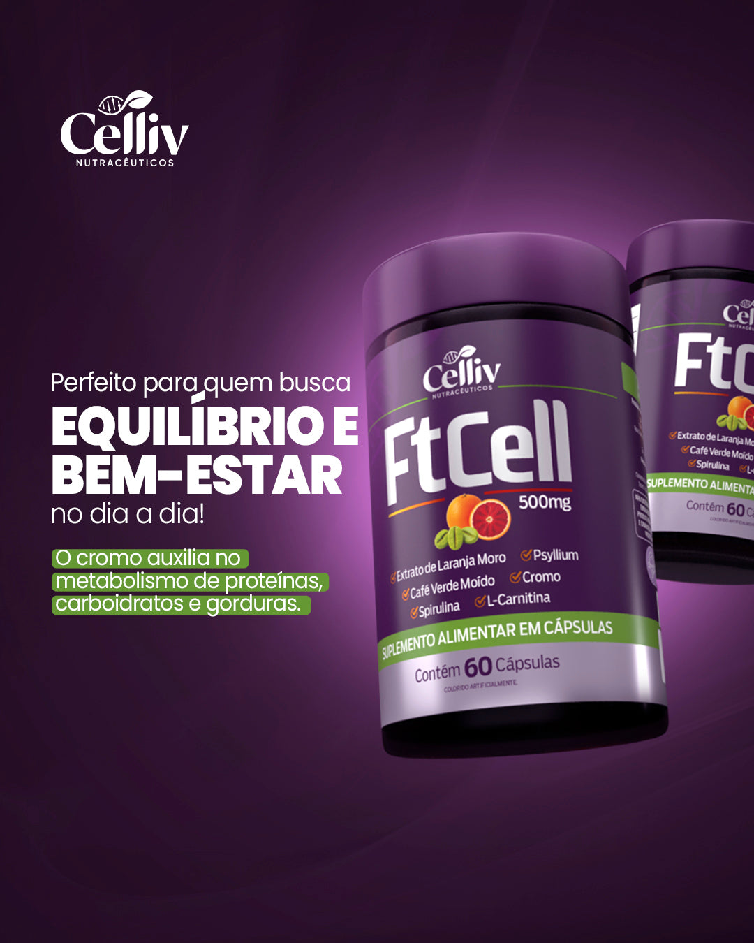 FtCell Suplemento Alimentar em Cápsulas | Emunora