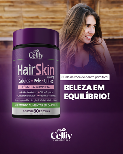 Hair Skin Cabelos Pele e Unhas 60 Cápsulas | Emunora