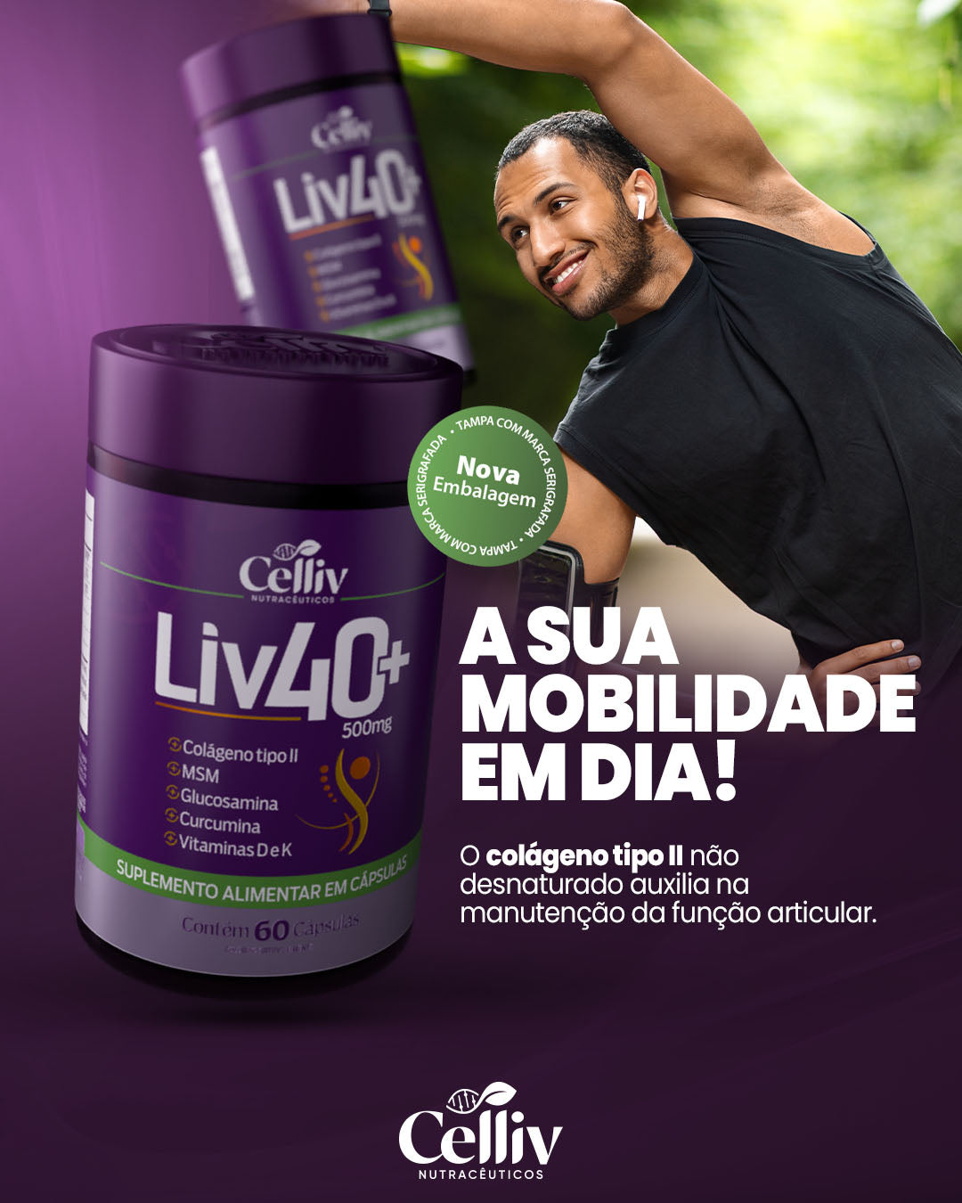 Liv40+ Suplemento para Articulações | Emunora