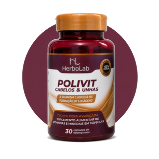 Polivit Cabelos & Unhas com Biotina | Emunora