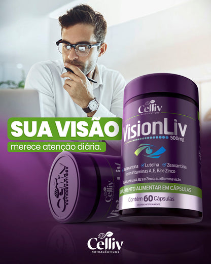 VisionLiv 500mg 60 Cápsulas | Emunora