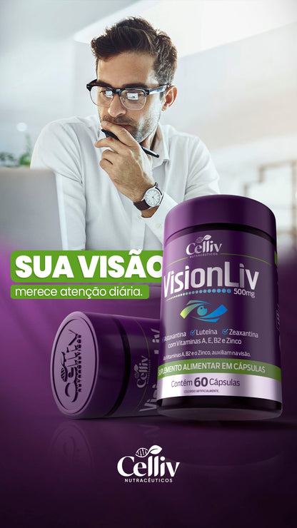 VisionLiv 500mg 60 Cápsulas | Emunora