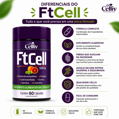 FtCell Suplemento Alimentar em Cápsulas | Emunora
