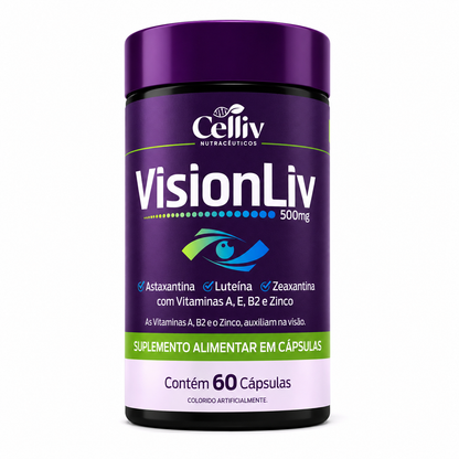 VisionLiv 500mg 60 Cápsulas | Emunora