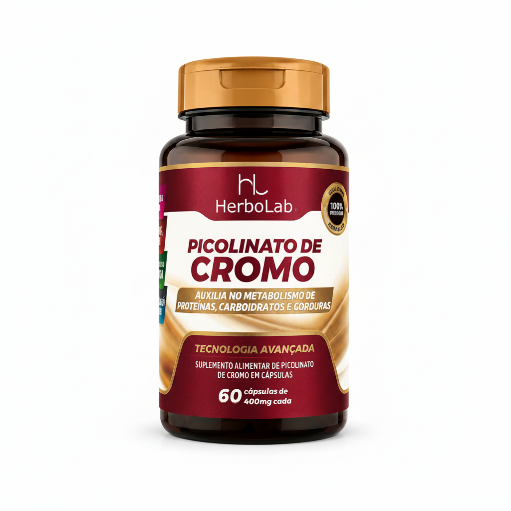 Picolinato de Cromo 60 Cápsulas | Emunora